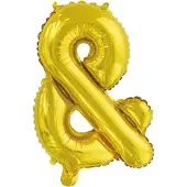 Riethmüller 9909665, Speelgoed ballon, Folie, Goud, Letter &