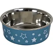 Boon Eetbak RVS Sterrenprint 13cm/540ml Blauw
