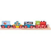 Bigjigs Houten Goederentrein - 38 cm