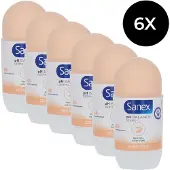 Sanex - Deodorant - Roller - pH Balance Dermo - Sensitive - 50ml x 6
