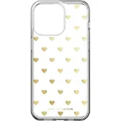IDEAL OF SWEDEN Clear Case MagSafe voor de Apple iPhone 15 Pro Max - Golden Hearts