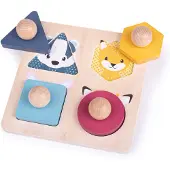Bigjigs Houten dierenvormpuzzel