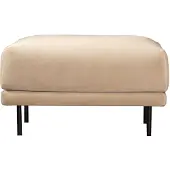 Bronx71 Hocker Denver velvet beige.