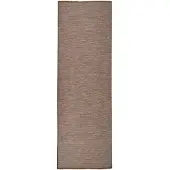 vidaXL Buitenkleed platgeweven 80x250 cm bruin