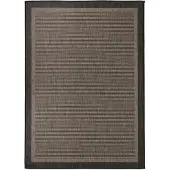 vidaXL Buitenkleed platgeweven 120x170 cm donkerbruin