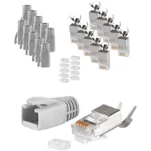 Shiverpeaks BS72067-10GR Draadschakelaar RJ-45 Grijs (CAT7a), Netwerkkabel