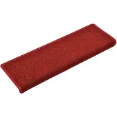 vidaXL Trapmatten 15 st 65x21x4 cm Röd Rechthoekige Rand