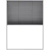 vidaXL Raamhor plissé 60x80 cm aluminium