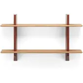 Vitra Rayonnage Mural Japanese red | Natural Oak