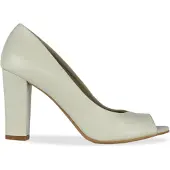 Noë Shoes Nicoline Peeptoe Cream
