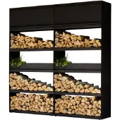Ofyr | Wood Storage Black 200