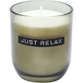 Wellmark Geurkaars Zwart Glas 250ml Dark Amber