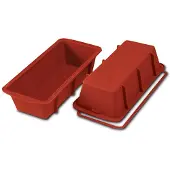 Silikomart bakvorm cake 24 x 10 cm silicone bruin