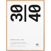 Paper Collective lijst plexiglas-eikenhout 30x40 cm