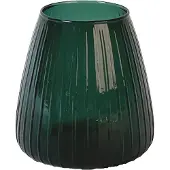 XLBoom Dim Stripe vaas small groen H16cm