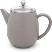 Bredemeijer Dubbelwandige Theepot Duet Eva 1,1L Betongrijs