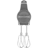 KitchenAid Draadloze Handmixer 5KHMB732EDG - Houtskoolgrijs