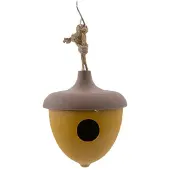 Point-Virgule - Tuin - Vogelhuisje eikel geel