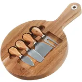 Point-Virgule 5-delige magnetische kaasset uit acacia 35.5x23.8x2.5cm