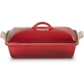 Le Creuset Heritage ovenschaal met deksel 3,8 l Cerise