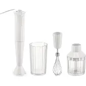 Alessi Staafmixer 4-Delige Set Plisse White