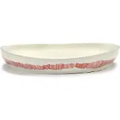 Serax - Ottolenghi Feast - Serveerkom M - Wit/Rood - 36 Ø