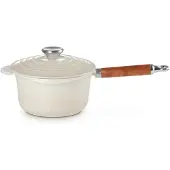 Le Creuset Gietijzeren Steelpan met Deksel Meringue 18cm