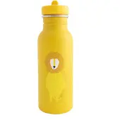 Trixie Baby RVS kinderfles - - Mr. Lion - 500 ml - Geel - RVS - Polypropyleen - Vrij van BPA