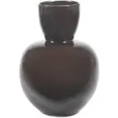 Serax Vaas Pure Interior By Pascale Naessens Black Brown S 24,5 x 24,5 x 39 cm