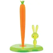 Alessi Keukenrolhouder Bunny & Carrot Green