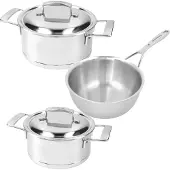 Demeyere Silver 7 pannenset, 3-delig