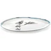 Serax Midnight Flowers ovaal bord 35 cm