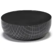 Serax Kom Zuma Tableware By Kelly Wearstler Grey M 19,5 cm