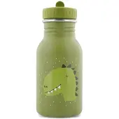 Trixie Drinkfles - Mr. Dino - RVS Waterfles voor kinderen - 350ml - Lekvrije Fles - Groen