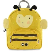 Trixie Kleine Rugzak Mrs. Bumblebee – Peuterboekentas voor Crèche & Uitstap – Waterafstotend – Vanaf 2 Jaar - Geel