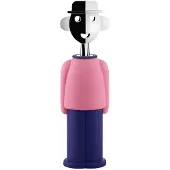 Alessi Alessandro M Kurkentrekker Blauw / Roze - Wijnopeners Thermoplastisch Blue - AM23 PAZ