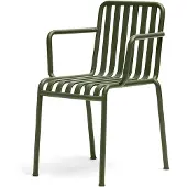 HAY Palissade Fauteuil Olijfgroen - Tuinstoelen Gepoedercoat Staal Olive - AA607-A237