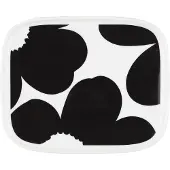 Marimekko Iso Unikko schotel 12x15 cm White-black