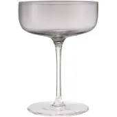 Blomus Fuumi champagneglas Coupe 28 cl 4-pack Smoke-klaar