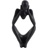 PT Living Decoratie Statue Dreaming Polyresin Black