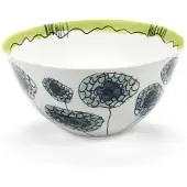 Serax Marni Midnight Flowers Anemone Vaniglia bowl / slakom D25cm H13cm groen / blauw