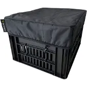 Ds Covers Fietskrathoes crate l voor kratten t/m 40 x 50 cm - zwart