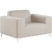 Beliani ROVIGO - Fauteuil-Beige-Polyester