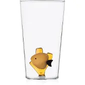 Ichendorf Milano Marine Garden longdrinkglas gele vis + amber zeewier