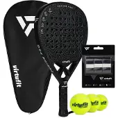 VirtuFit Fusion Pro Padel Set - Zwart - Silver