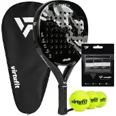 VirtuFit Hybrid Padel Set - Zwart - Grijs
