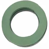 HBX natural living Steekschuim Nat Ring Ø30cm Verpakt Groen groen Kunststof