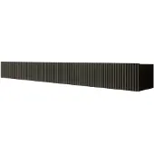Meubella TV-Meubel Pepinos - Mat zwart - 300 cm