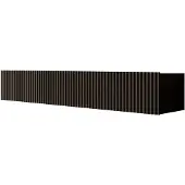 Meubella TV-Meubel Pepinos - Mat zwart - 200 cm