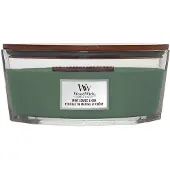 Woodwick Heartwick Flame Ellipse Geurkaars - Mint Leaves & Oak - 50 branduren